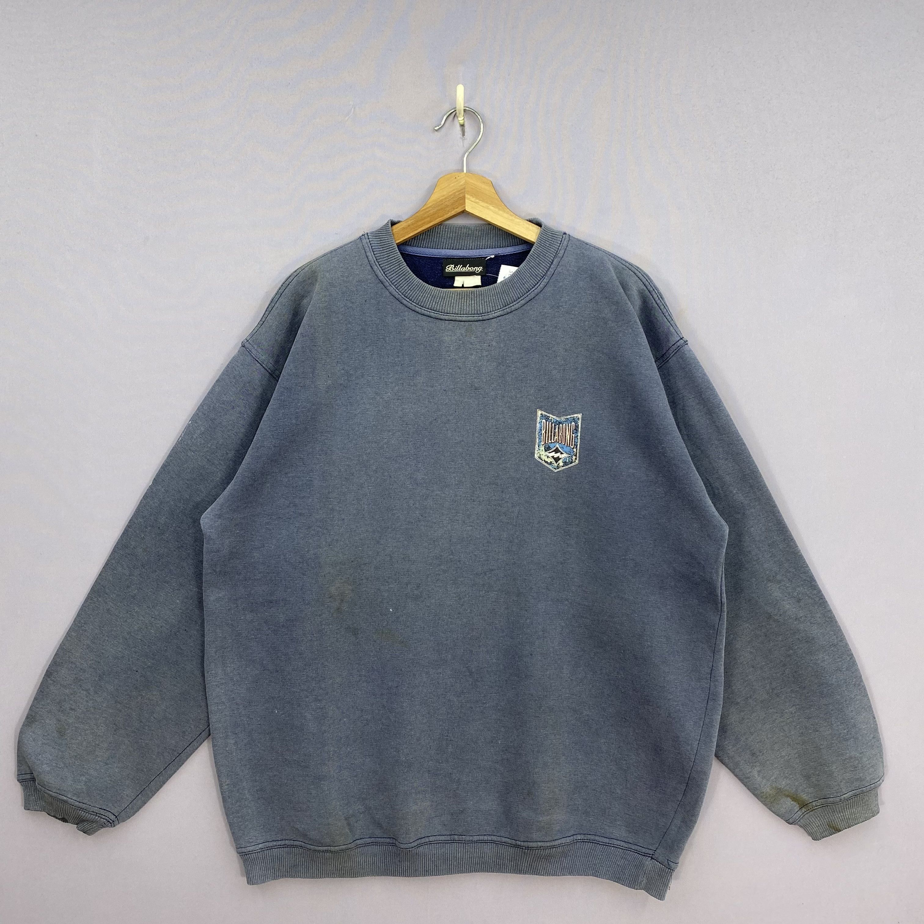 Billabong Vintage 90s Dirty Billabong Sweatshirt Surf Skate Jumper Size US L / EU 52-54 / 3 - 3 Thumbnail