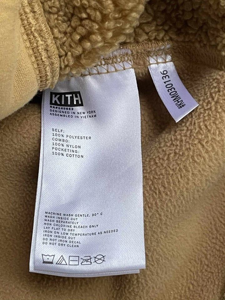 Kith Kith Bonder Hoodie Sherpa Highland Mens FW 21 L Size US L / EU 52-54 / 3 - 5 Thumbnail