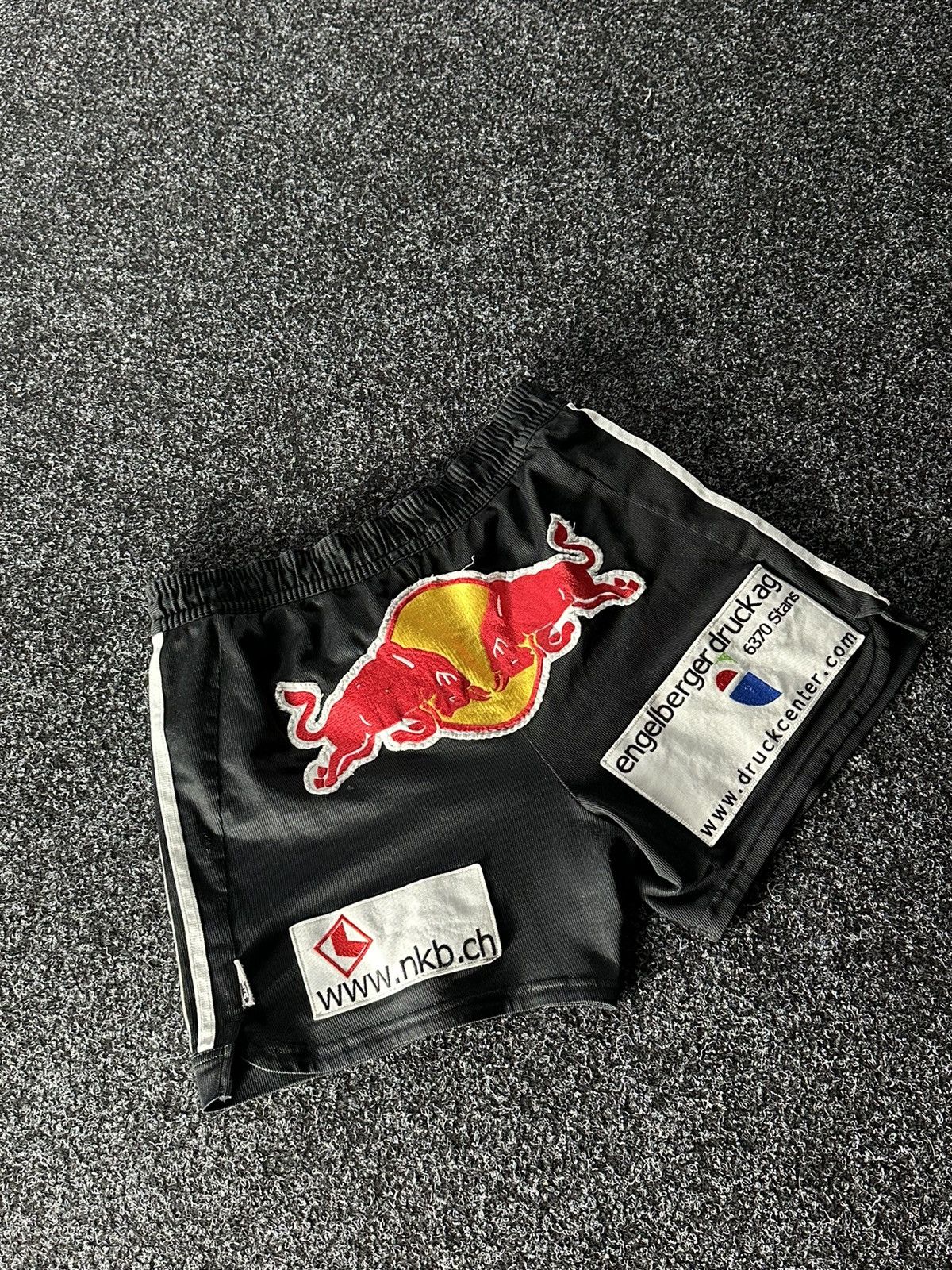 Adidas × Red Bull VINTAGE ADIDAS RED BULL OPEL RACING west germany SHORTS 90s Size US 33 - 4 Thumbnail