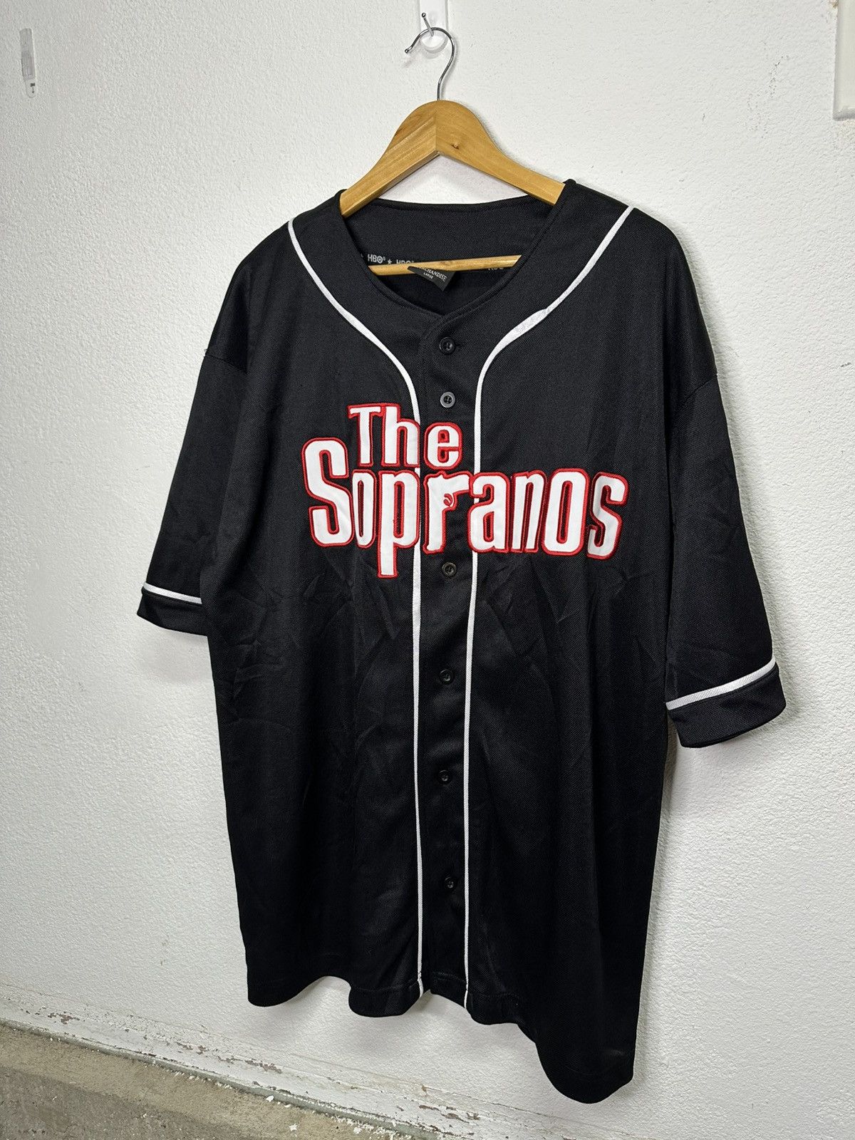 Vintage The Sopranos Tony Jersey Size US L / EU 52-54 / 3 - 1 Thumbnail