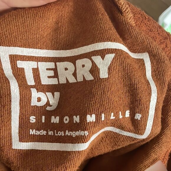 Simon Miller Simon Miller Loa French Terry wide leg pants caramel Euc s Size 27" / US 4 / IT 40 - 2 Thumbnail