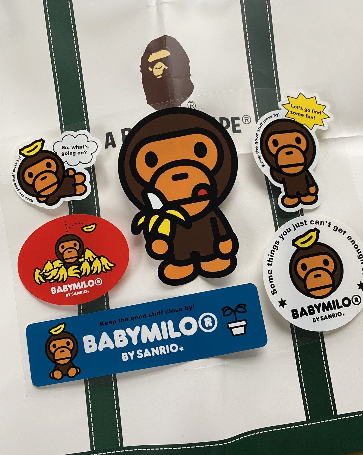 Bape Bape Baby Milo Stickers Size ONE SIZE - 1 Thumbnail