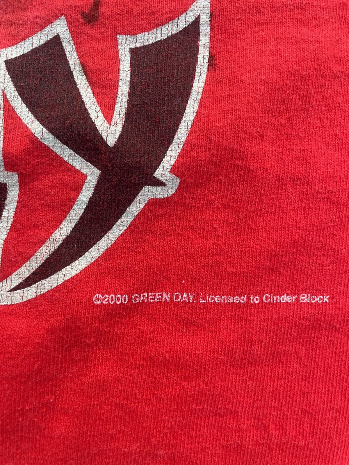 Band Tees Vintage Y2K Green Day Chinese Style Red T-shirt Size US M / EU 48-50 / 2 - 3 Thumbnail