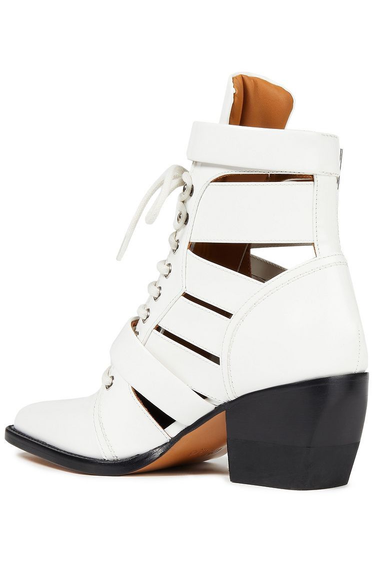 Chloe o1y0825 Ankle Boots in White Size US 5 / IT 35 - 2 Thumbnail