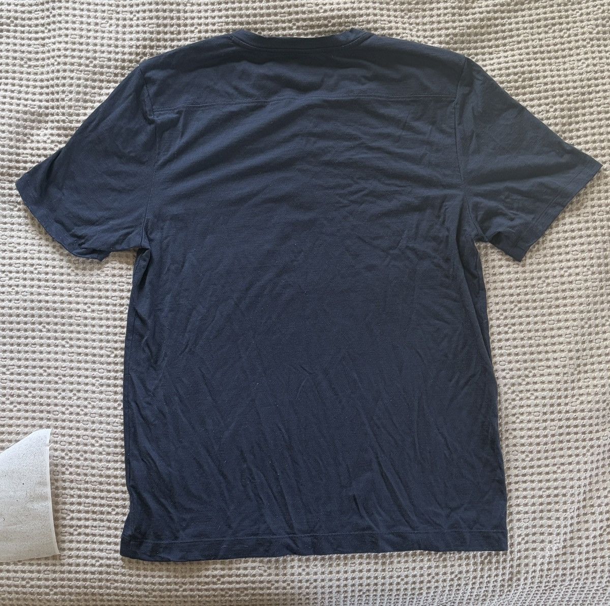 Rhone Rhone Short Sleeve Merino Wool Henley, M, Navy Blue Size US M / EU 48-50 / 2 - 2 Thumbnail