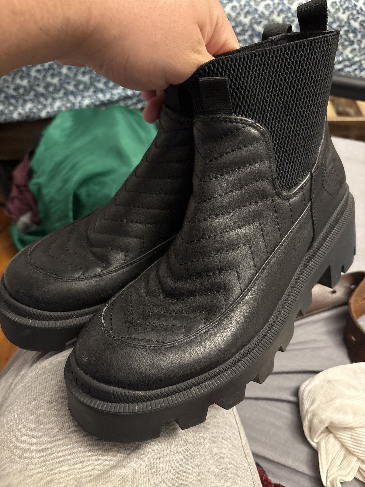 Gucci Gucci Matelasse Boots Size US 8 / IT 38 - 1 Preview