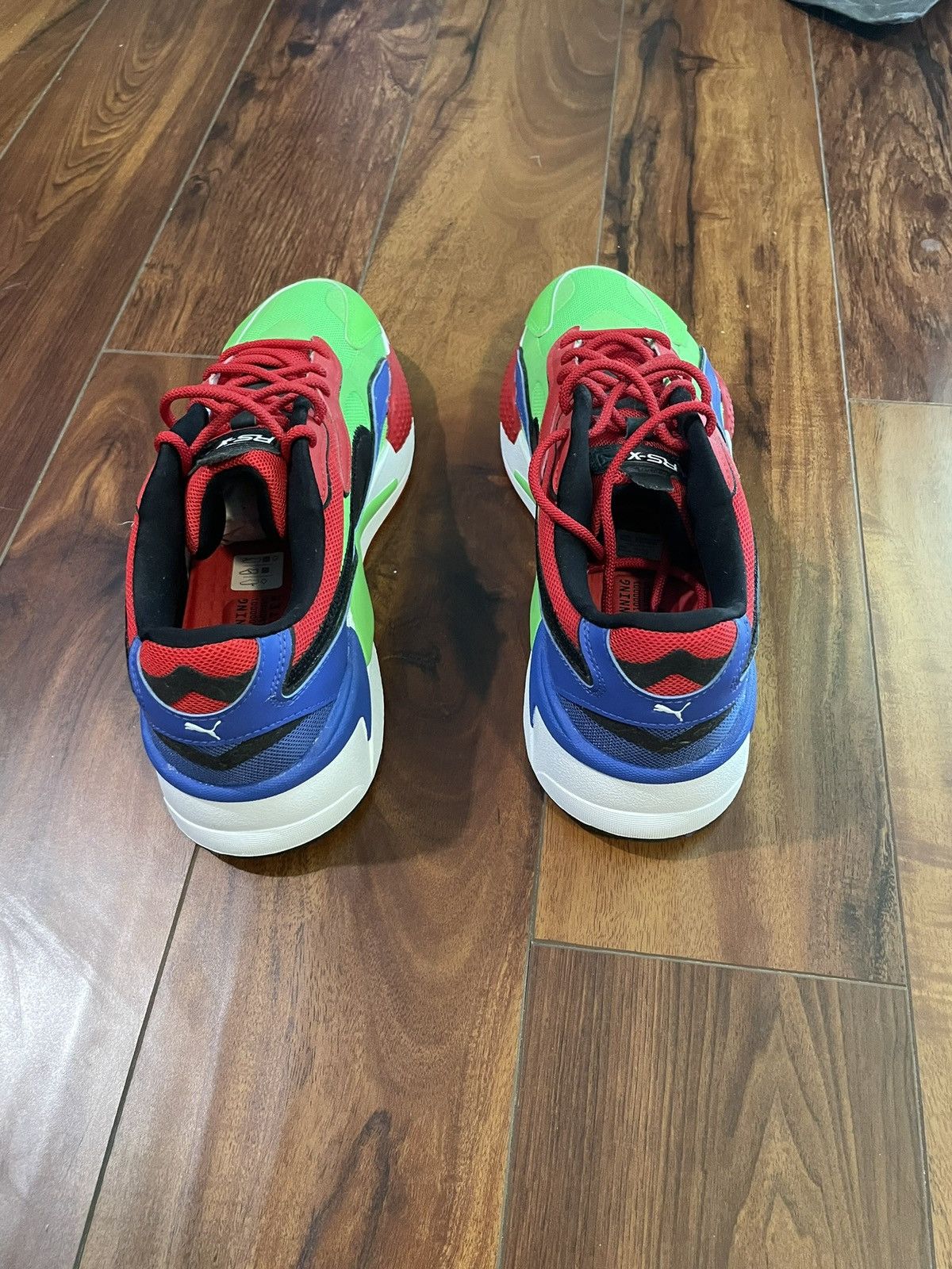 Puma Puma RS-X3 Lime/Red Sneakers Size US 11.5 / EU 44-45 - 2 Thumbnail