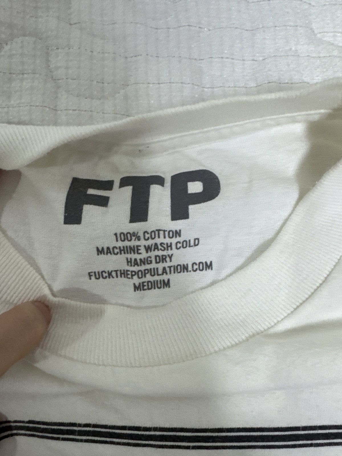 Fuck The Population FTP FIREARMS TEE WHITE Size US M / EU 48-50 / 2 - 3 Thumbnail