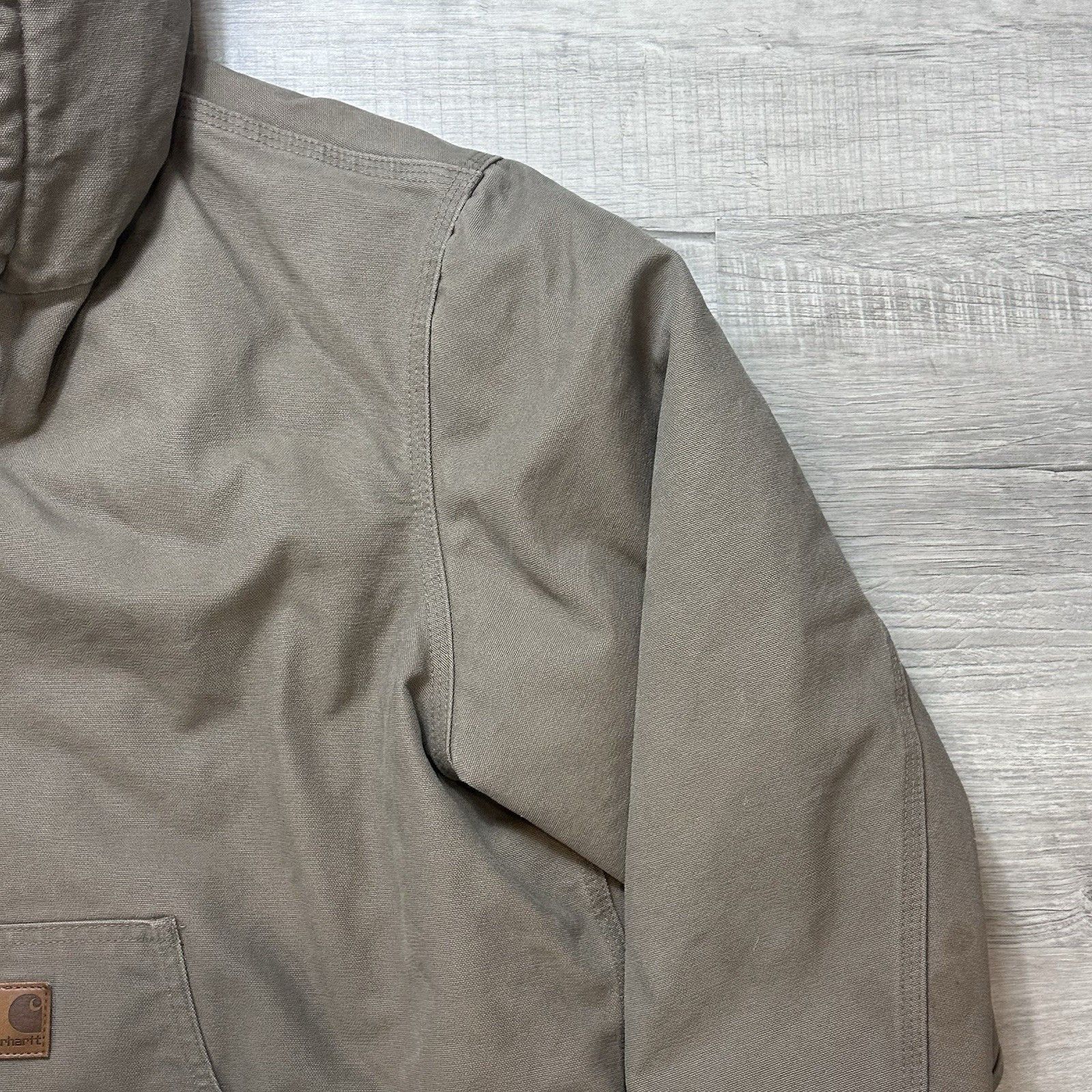 Carhartt Vintage Carhartt Jacket Mens J130 MUS Canvas Quilted Hooded Size US XL / EU 56 / 4 - 4 Thumbnail
