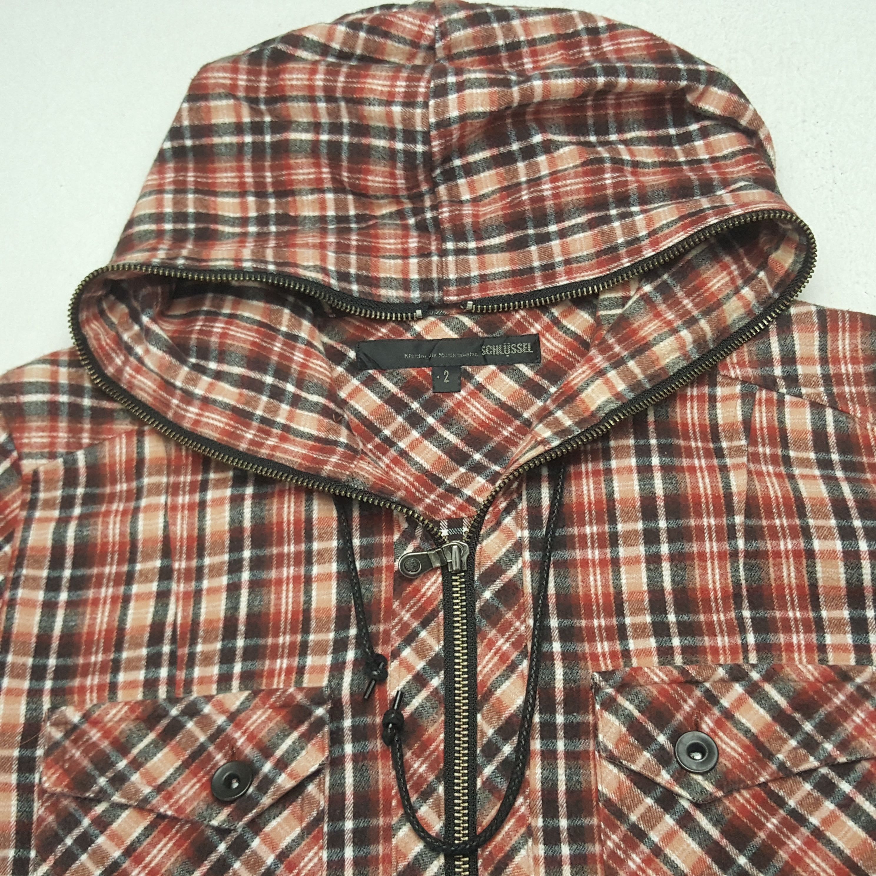 Schlussel × Vintage Vintage Schlussel Zipper Hoodie Jacket Size S / US 4 / IT 40 - 4 Thumbnail