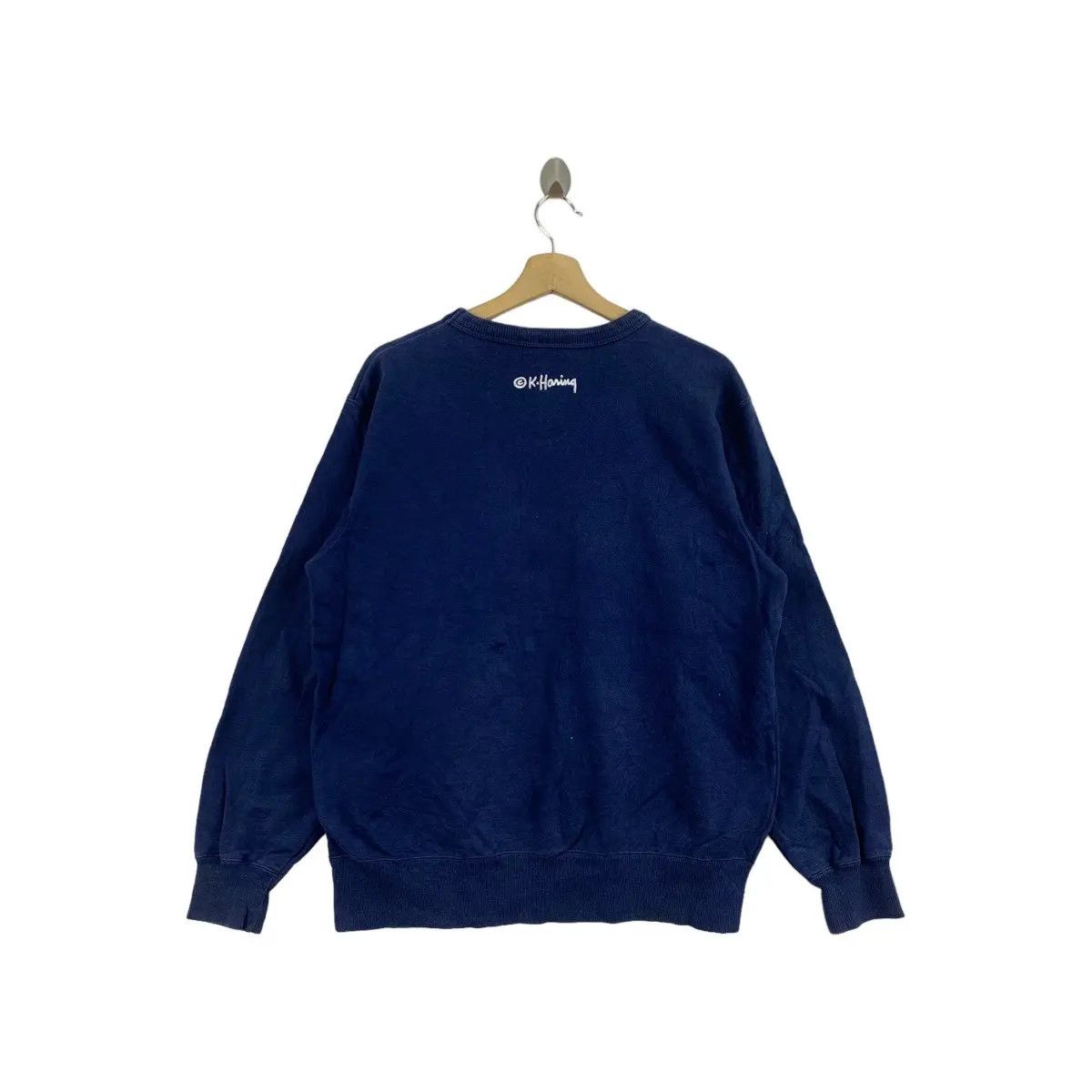 Keith Haring × Uniqlo Vtg KEITH HARING x UNIQLO Best Buddies USA Flag Sweatshirt Size M / US 6-8 / IT 42-44 - 2 Thumbnail