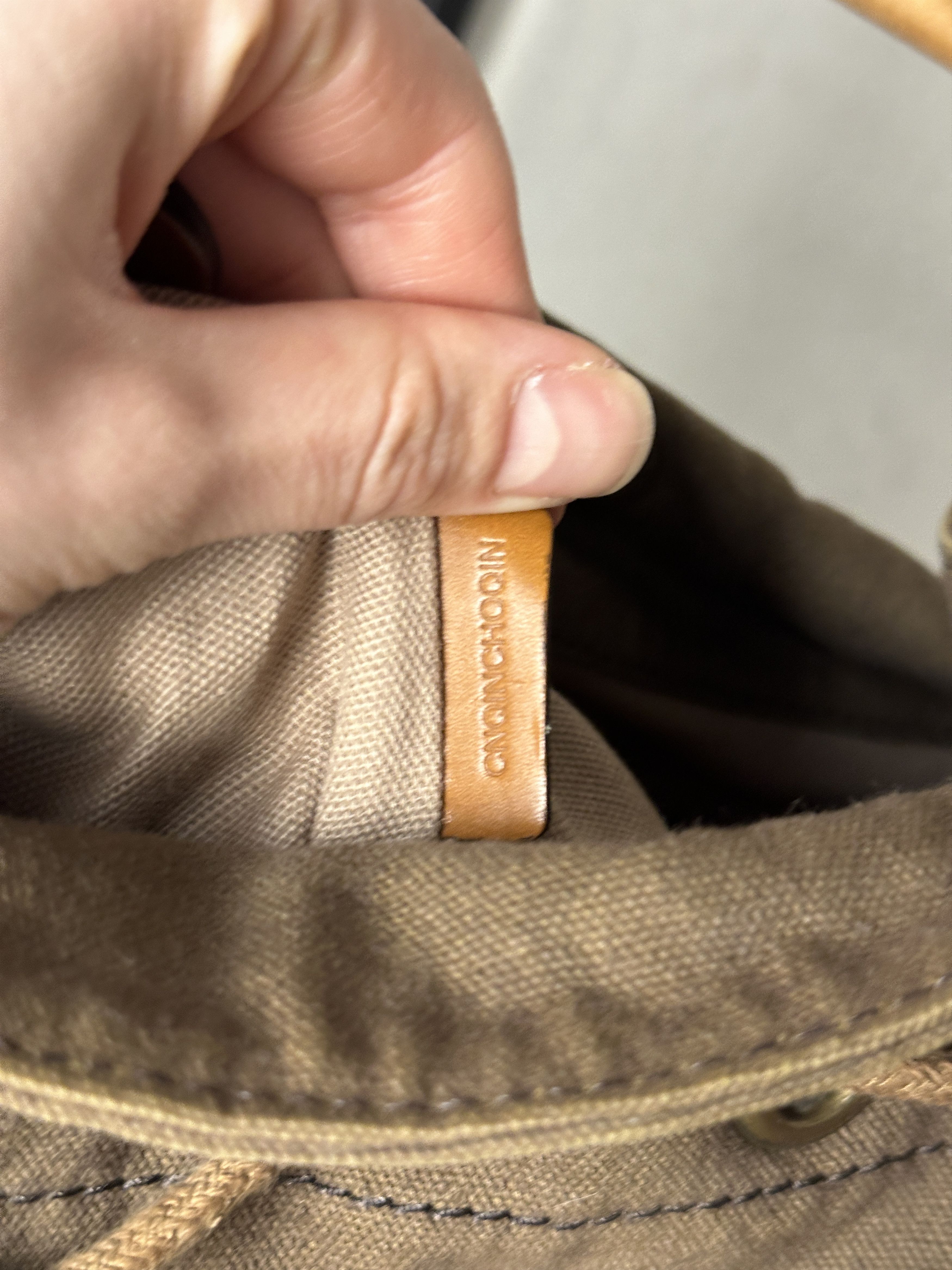 Burberry Burberry Brit Hobo Canvas Khaki Bag Size ONE SIZE - 9 Thumbnail