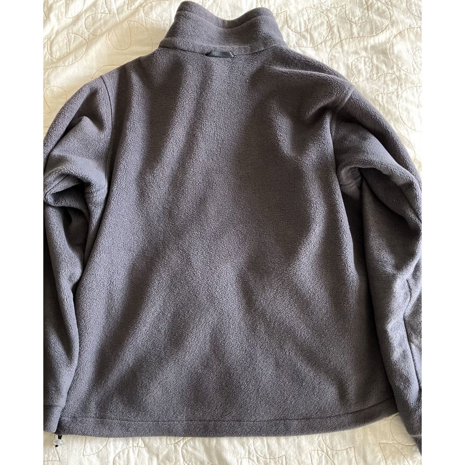Vintage Columbia Jacket Womens XL Gray Full Zip Pockets Interchange Fleece Mid-Length Outdoor Casual Size XL / US 12-14 / IT 48-50 - 7 Thumbnail