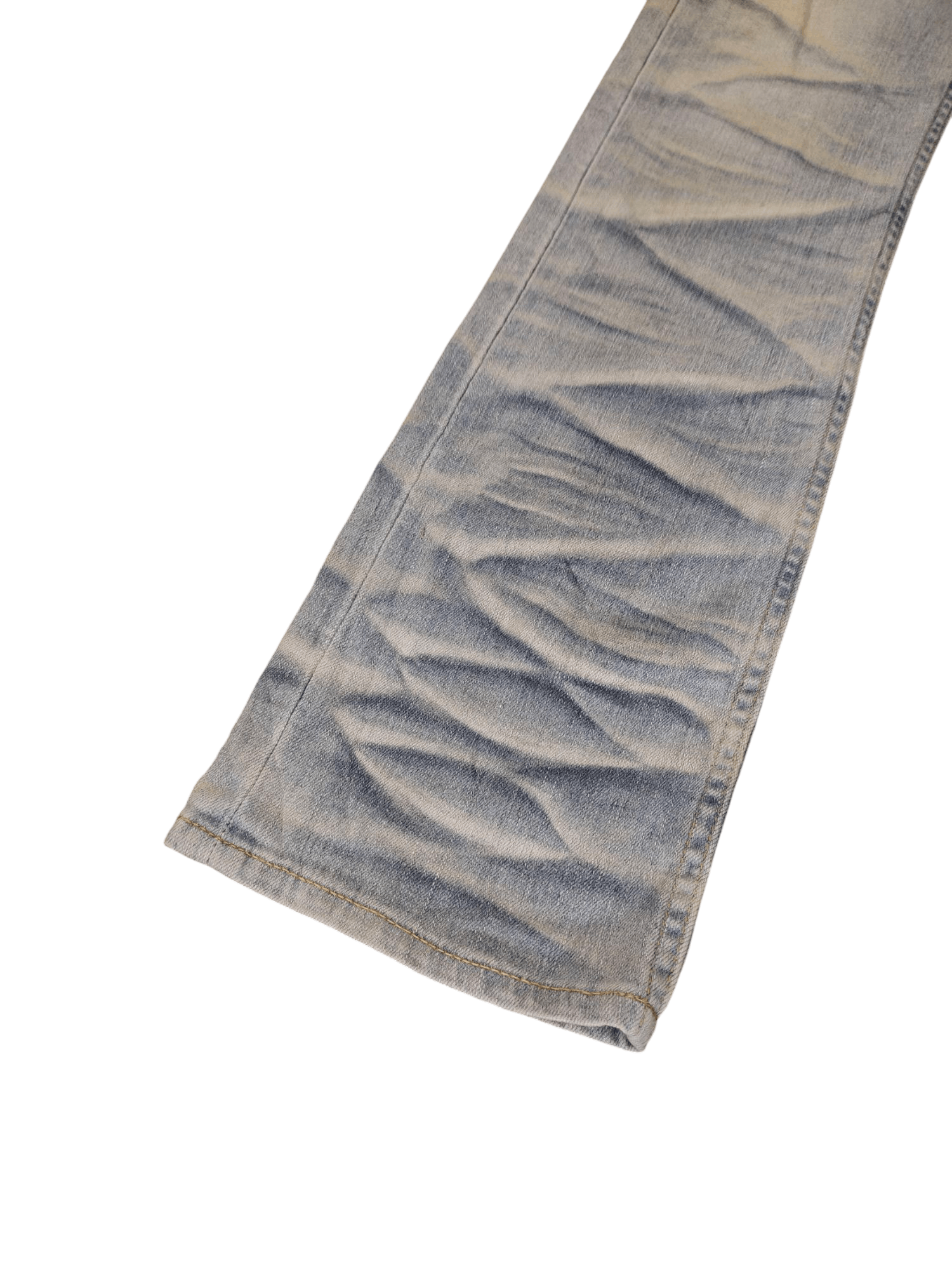GOSTAR DE FUGA Flare Jeans Jackrose Japan Clawmark Faded Denim Bootcut Y2k Size US 34 / EU 50 - 9 Thumbnail