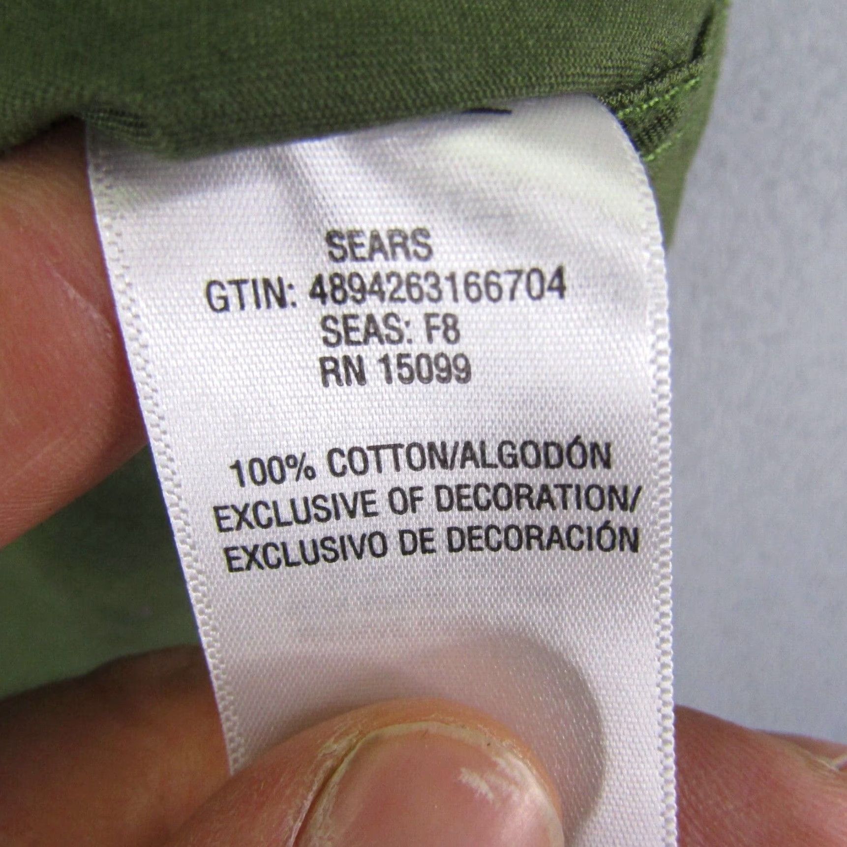 Vintage VINTAGE Roebuck & Co. Shirt Men's Medium Green Short Sleeve Button-Up Embroidered Tiger 90s Cats Military NYC Mens Size US M / EU 48-50 / 2 - 6 Thumbnail