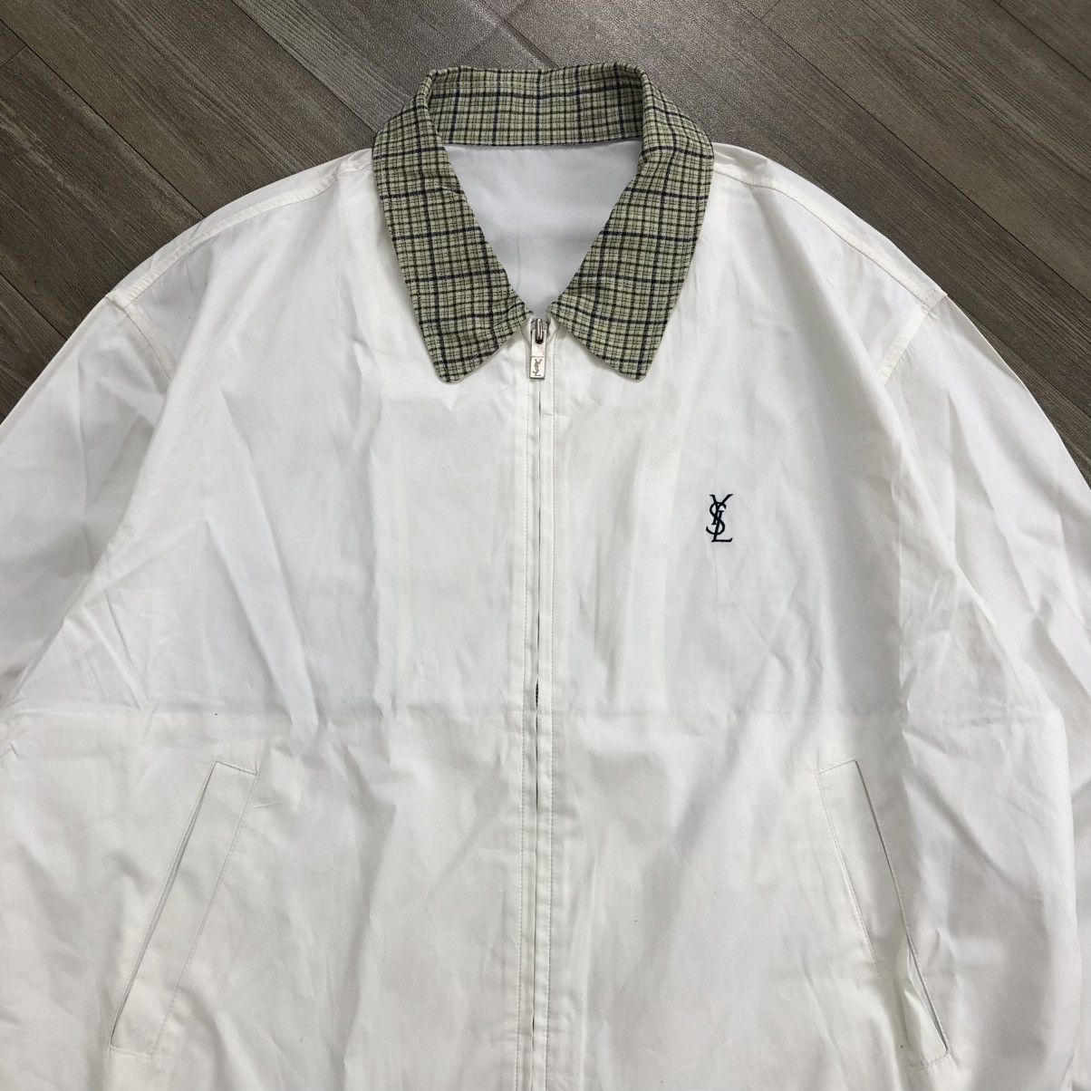 Yves Saint Laurent Vintage Yves Saint Laurent Pour Homme Work Jacket YSL Size US XL / EU 56 / 4 - 2 Thumbnail