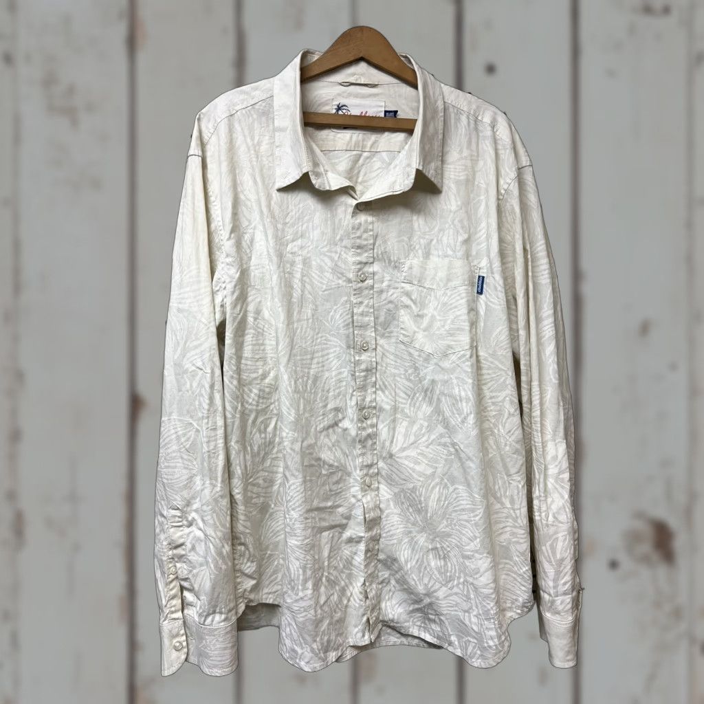 Chubbies Chubbies Mens 2XL Ivory Floral Hawaiian Long Sleeve Button-Down Shirt User: Chubbies Mens 2XL Ivory Floral Hawaiian Long Sleeve Button-Down Shirt Size US XXL / EU 58 / 5 - 1 Thumbnail
