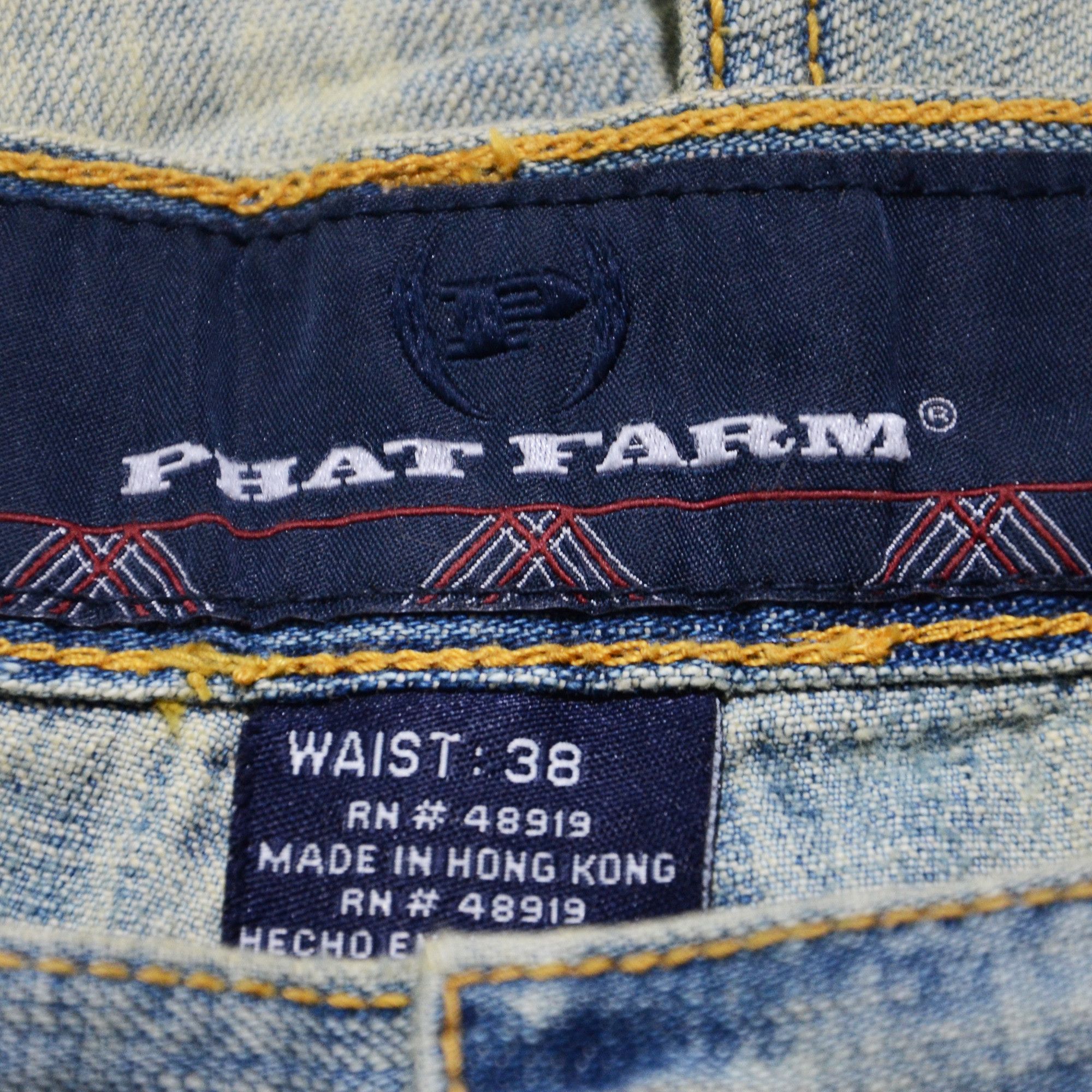 Phat Farm Phat Farm Jorts w38 Denim Shorts 90s Hiphop Streetwear Size US 38 / EU 54 - 4 Thumbnail