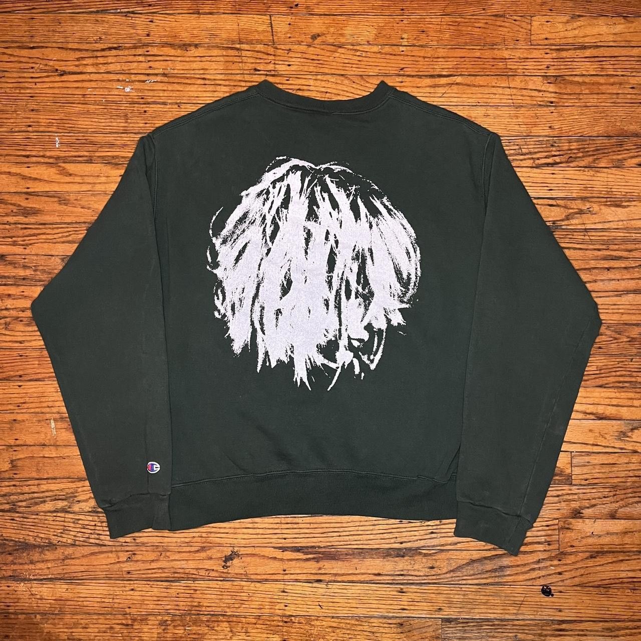Champion × Vintage STASH Sweatshirt Streetwear Sample Size Large Green Vintage Size US L / EU 52-54 / 3 - 1 Thumbnail