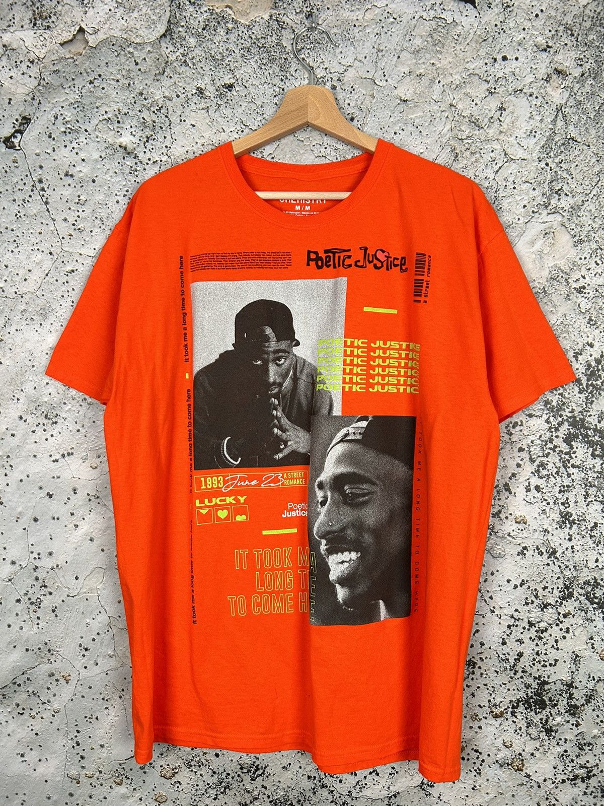 Rap Tees × Vintage Vintage 2Pac Poetic Justice Graphic Rap Tee Rare Hype Size US M / EU 48-50 / 2 - 1 Thumbnail