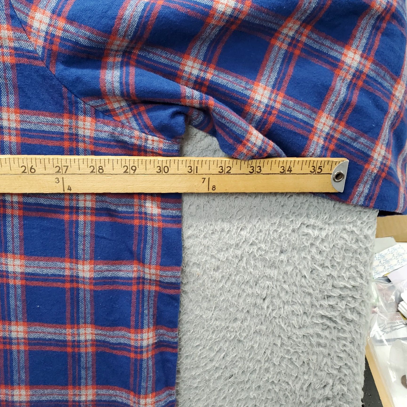 Vintage St. John's Bay Shirt Mens 4XL Multi Plaid Flannel Button-Up Casual Fall Winter Size US XXL / EU 58 / 5 - 4 Thumbnail