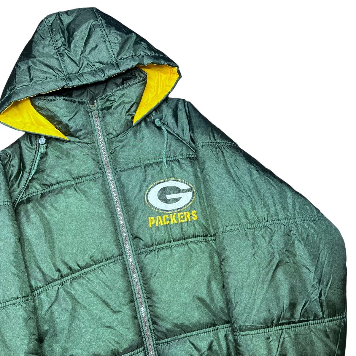 NFL 1990s NFL Green Bay Packers Game Day Spell Out Puffer Jacket Size US L / EU 52-54 / 3 - 21 Thumbnail