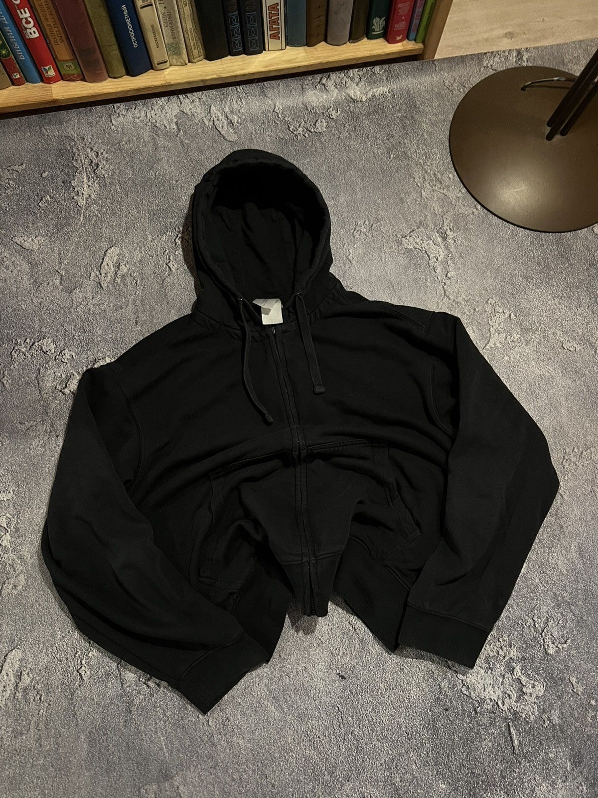 archive volume neck blouson black お兄 y2k