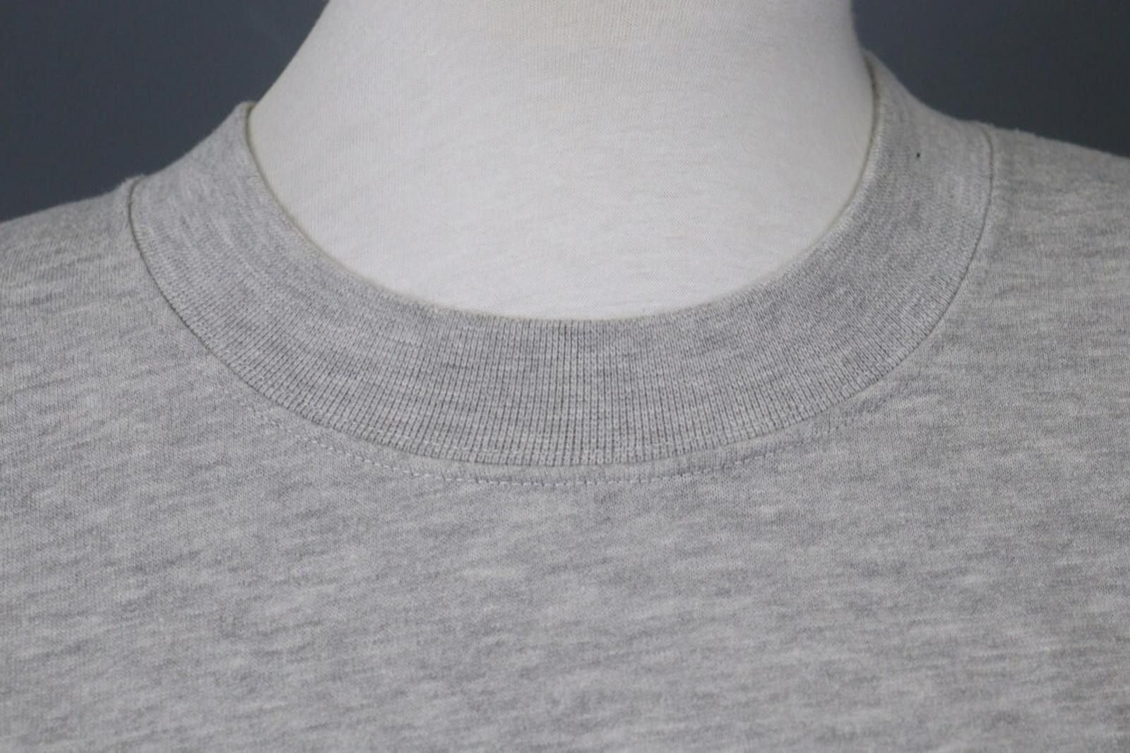 Designer Claudie Pierlot Gray Cotton Crew Neck Sweatshirt Size 1 Size M / US 6-8 / IT 42-44 - 6 Thumbnail