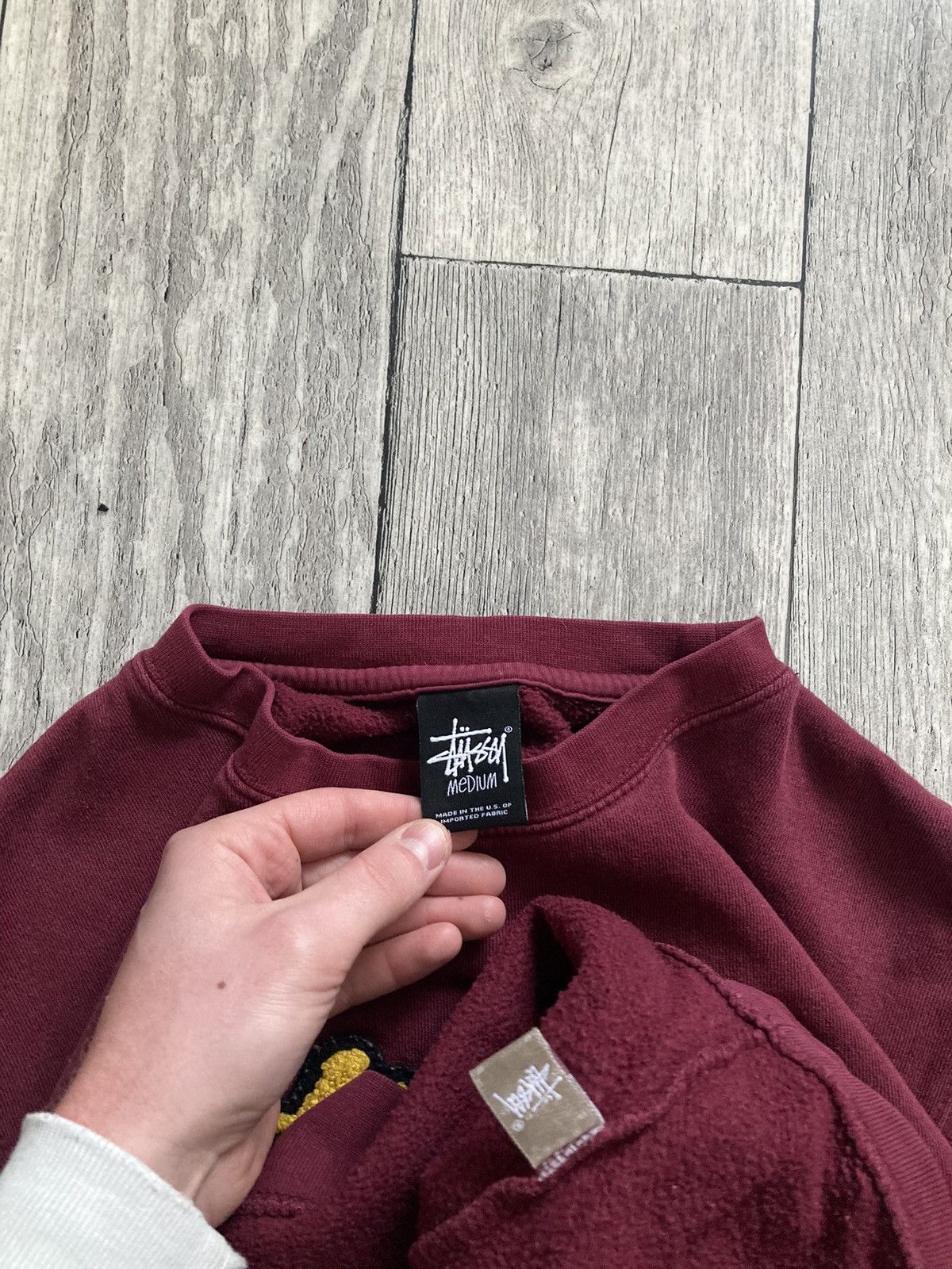 Stussy RARE Stussy Big logo crewneck sweatshirt M Vintage y2k Size US M / EU 48-50 / 2 - 7 Thumbnail