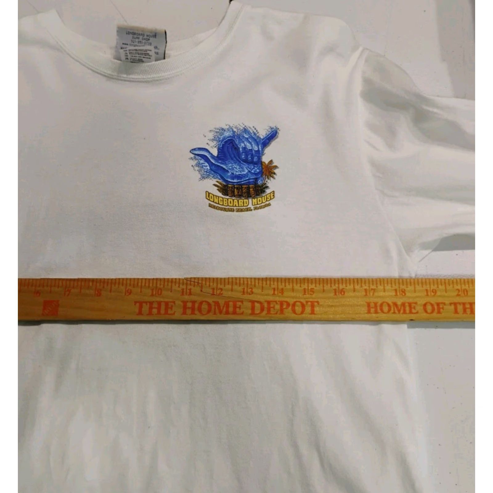 Vintage VINTAGE Longboard House Surfing T-Shirt Long Sleeve White S Adult Men Womens Crew Neck - Surfing Theme Size US S / EU 44-46 / 1 - 3 Thumbnail
