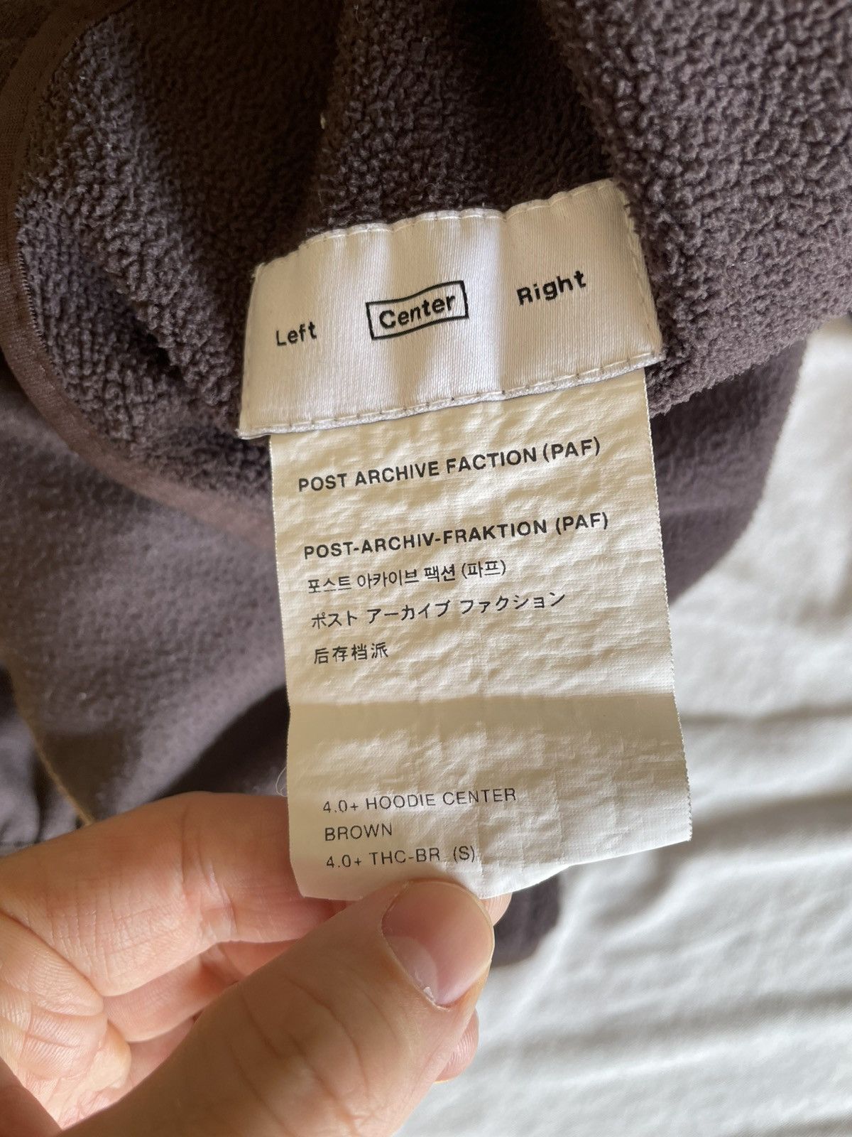 POST ARCHIVE FACTION (PAF) Post Archive 4.0 center hoodie Size US S / EU 44-46 / 1 - 6 Thumbnail