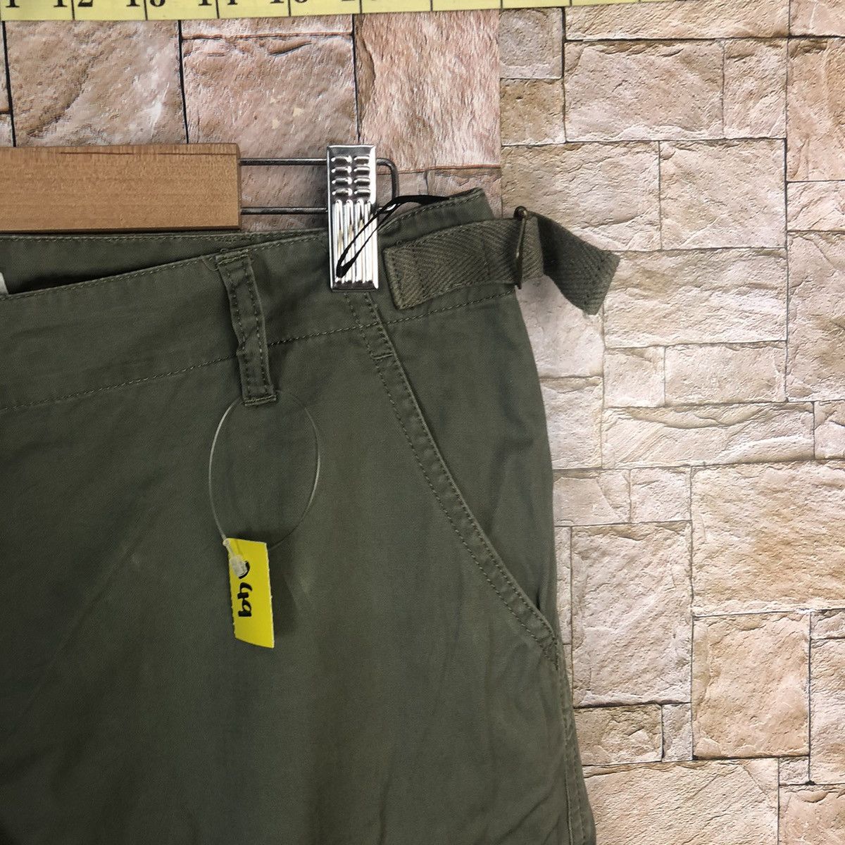Japanese Brand Natural Beauty Basic Green Cargo Multipocket Pants #A49 Size US 28 / EU 44 - 5 Thumbnail