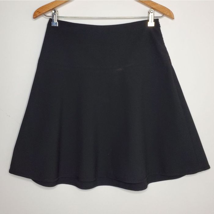 Milly Milly Black High Waisted Fit and Flare Lined Mini Swing Skat ...