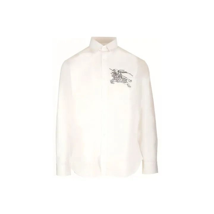 Burberry Burberry Printed Button-Up Long Sleeve Shirt for Men Size US M / EU 48-50 / 2 - 1 Thumbnail