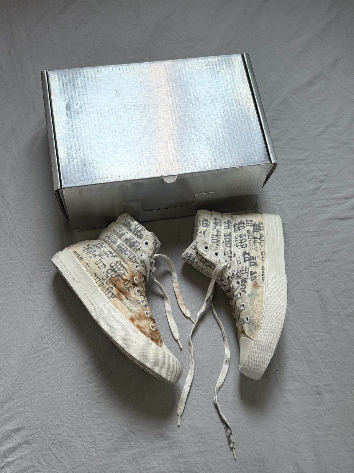 Number (N)ine Number nine ss02 cut up boots Size US 8 / EU 41 - 2 Thumbnail
