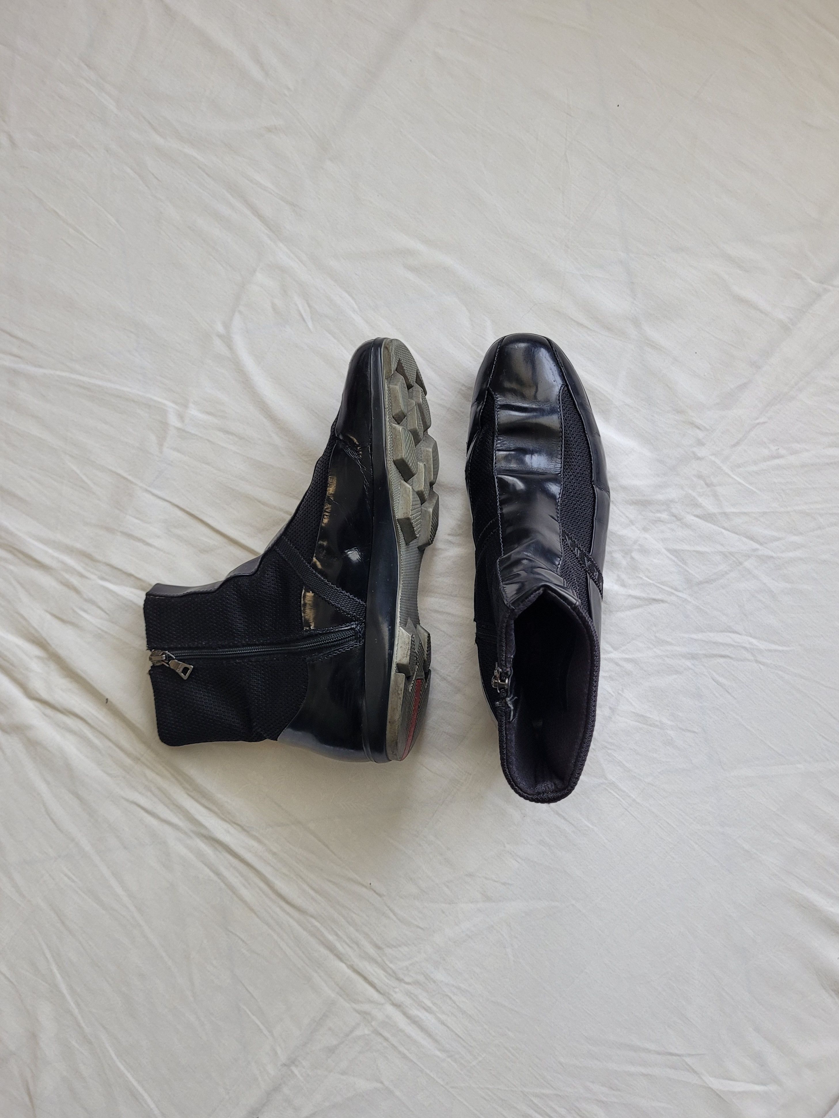 Prada Prada Sport early2000s avantgarde biker boots Size US 7 / IT 37 - 1 Thumbnail
