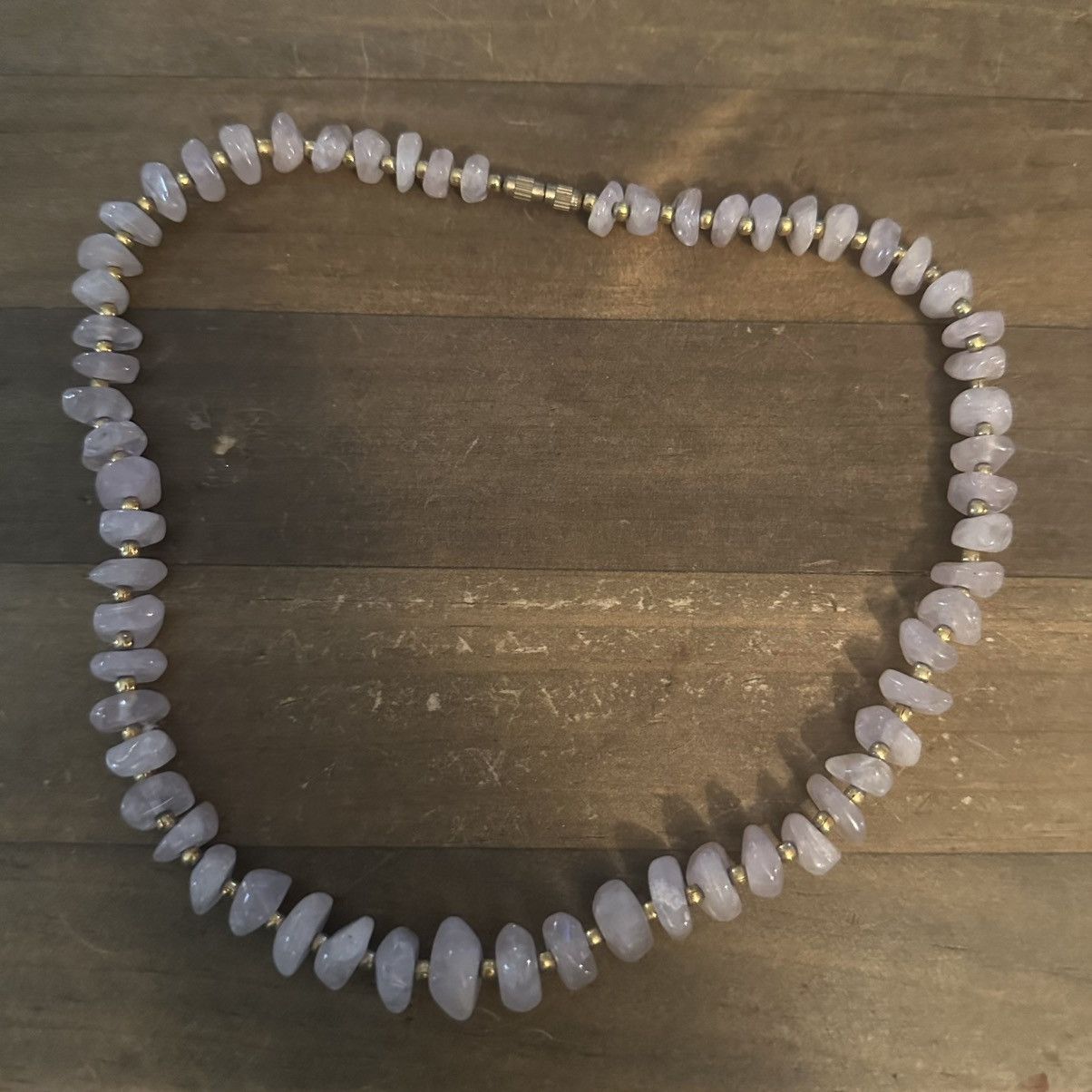 Vintage Vintage rose quartz chip bead necklace Size ONE SIZE - 2 Thumbnail
