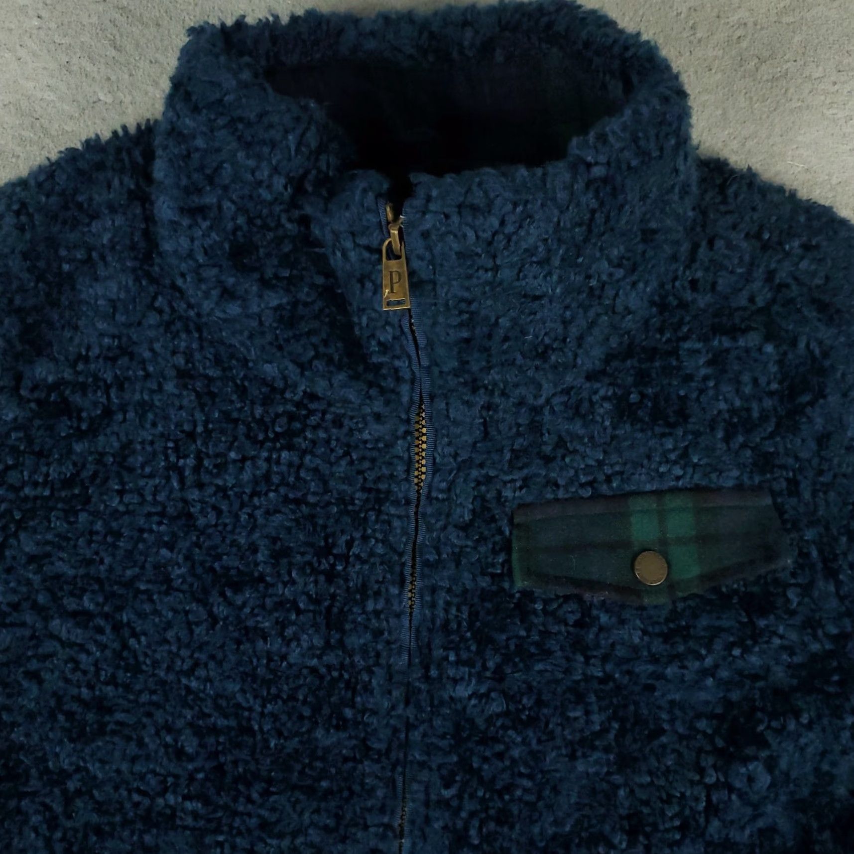 Pendleton Pendleton Jacket Womens Medium Blue Sherpa Fleece Full Zip Coat Size M / US 6-8 / IT 42-44 - 2 Thumbnail