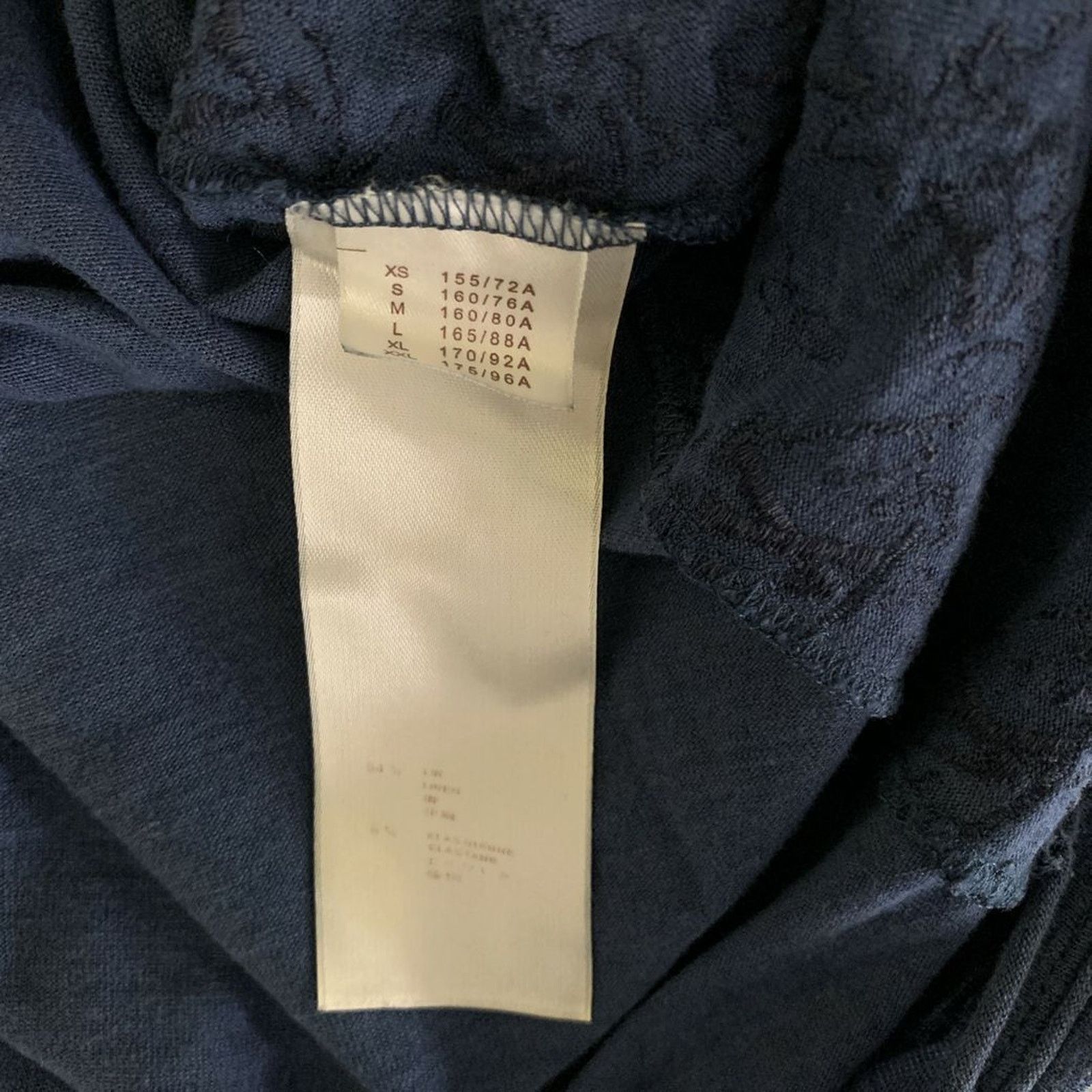 Louis Vuitton LOUIS VUITTON Size S Blue Cotton Blend Monogram T Shirt Size S / US 4 / IT 40 - 6 Thumbnail