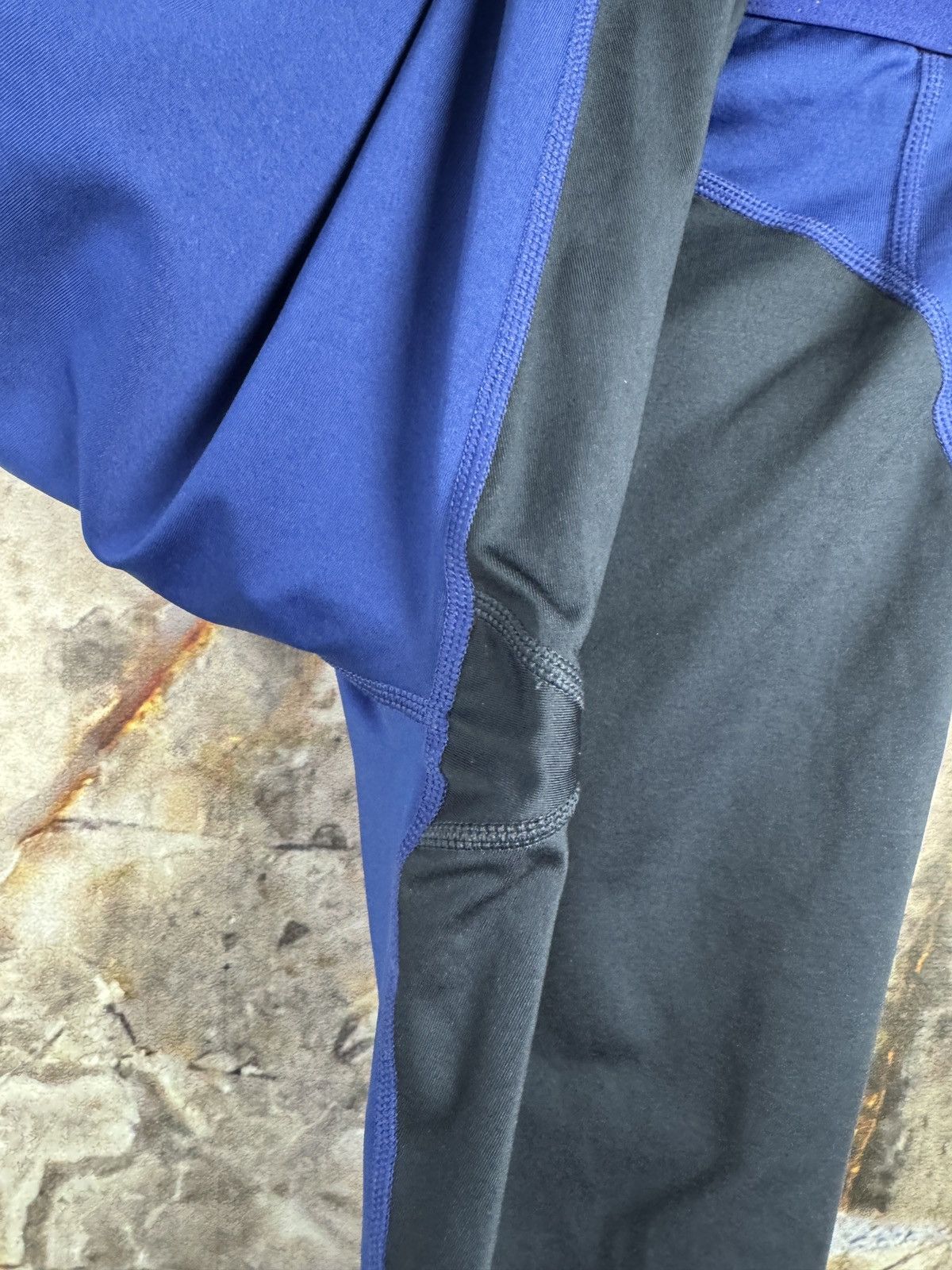 Nike Nike Pro Dri-Fit Blue Compression Training Leggings Athletic Size 34" / US 12 / IT 48 - 11 Thumbnail