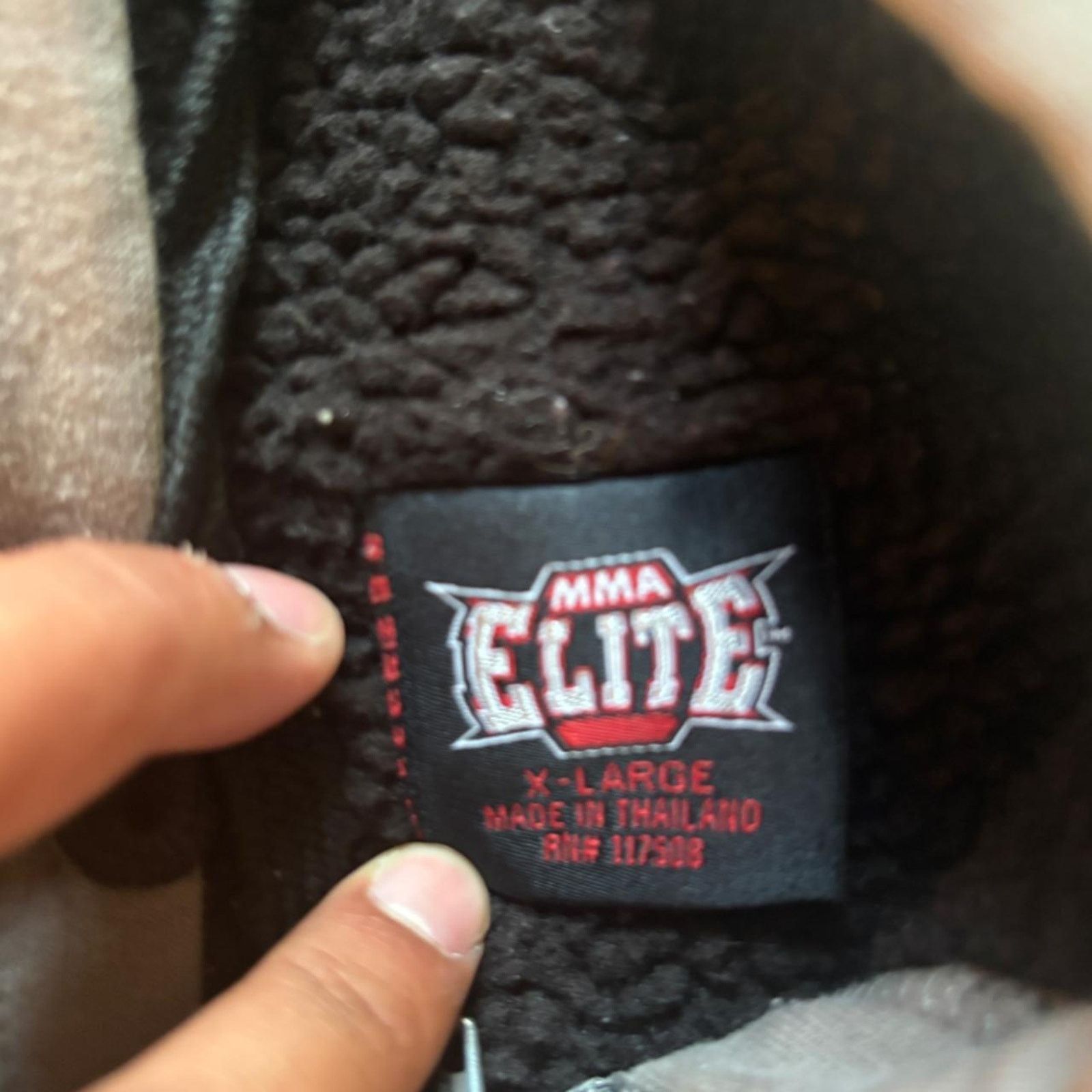 Tapout vintage y2k 2000s MMA Elite zip up hoodie sherpa lined XL Size US XL / EU 56 / 4 - 4 Thumbnail