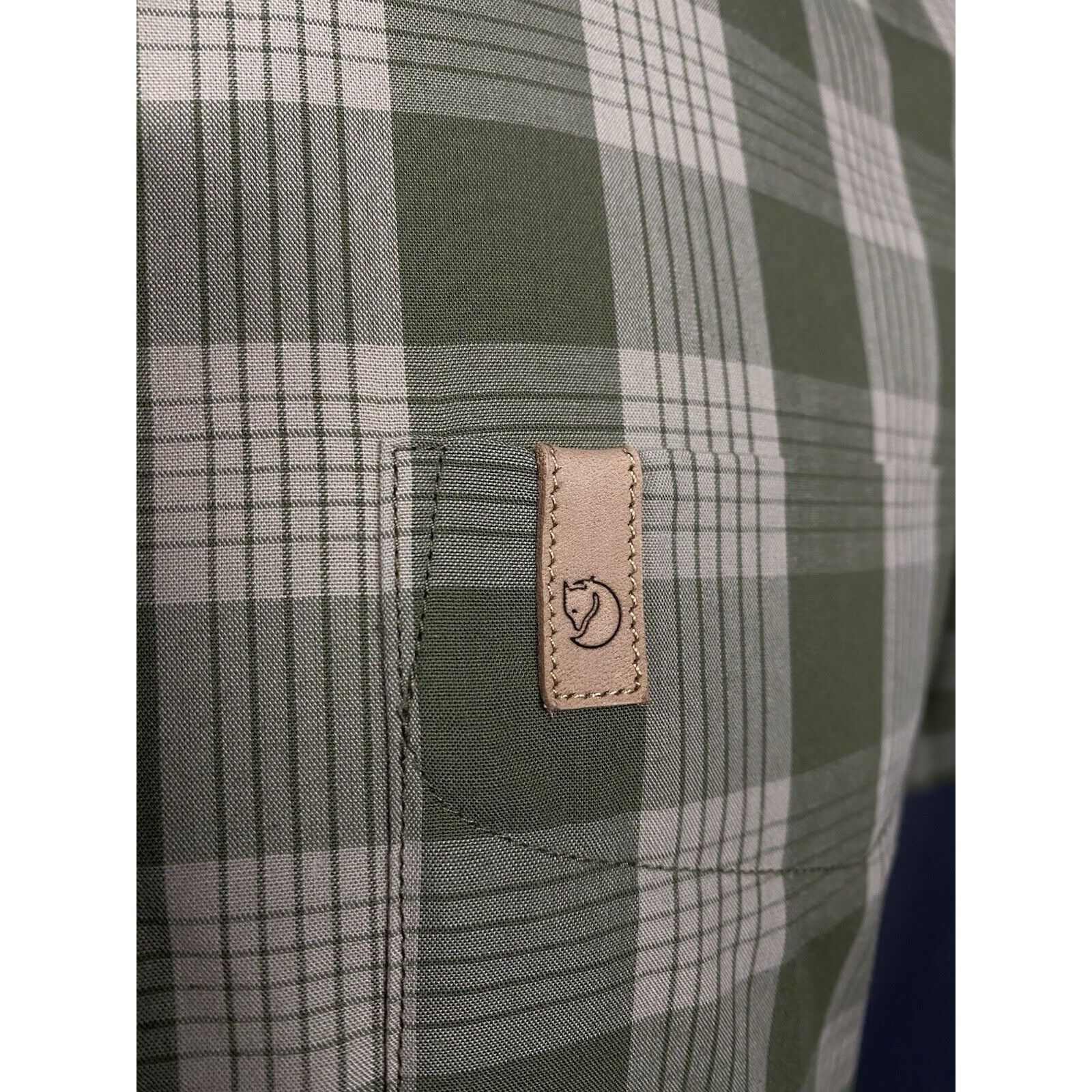 Fjallraven Fjallraven Ovik Men's Green Checked Shortsleeve Shirt Size S Size US S / EU 44-46 / 1 - 11 Thumbnail