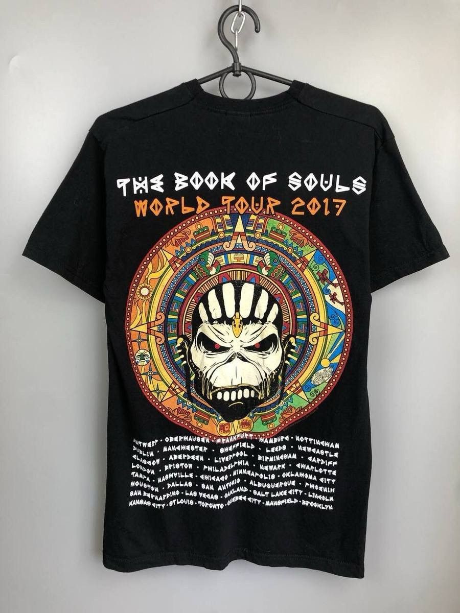 Iron Maiden Iron Maiden “The Book of Souls” World Tour 2017 Concert Size US S / EU 44-46 / 1 - 2 Thumbnail