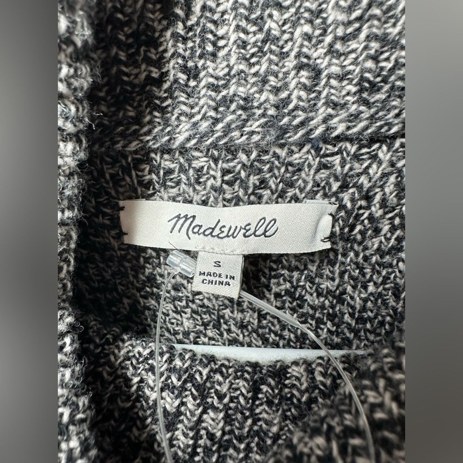 Madewell Madewell Province Crossback Turtleneck Wool Blend Sweater Size S / US 4 / IT 40 - 6 Thumbnail