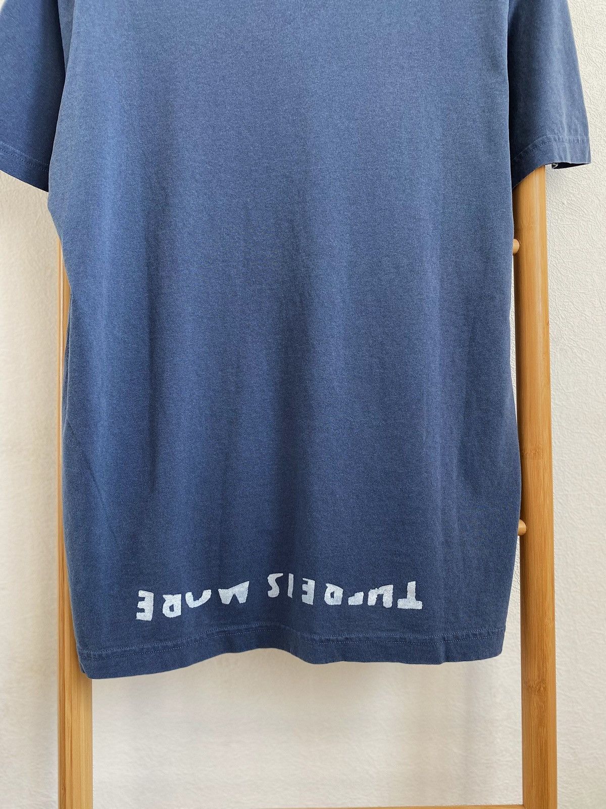 Maison Margiela MAISON MARTIN MARGIELA AIDS garment dyed v- neck t-shirt Size US M / EU 48-50 / 2 - 5 Thumbnail