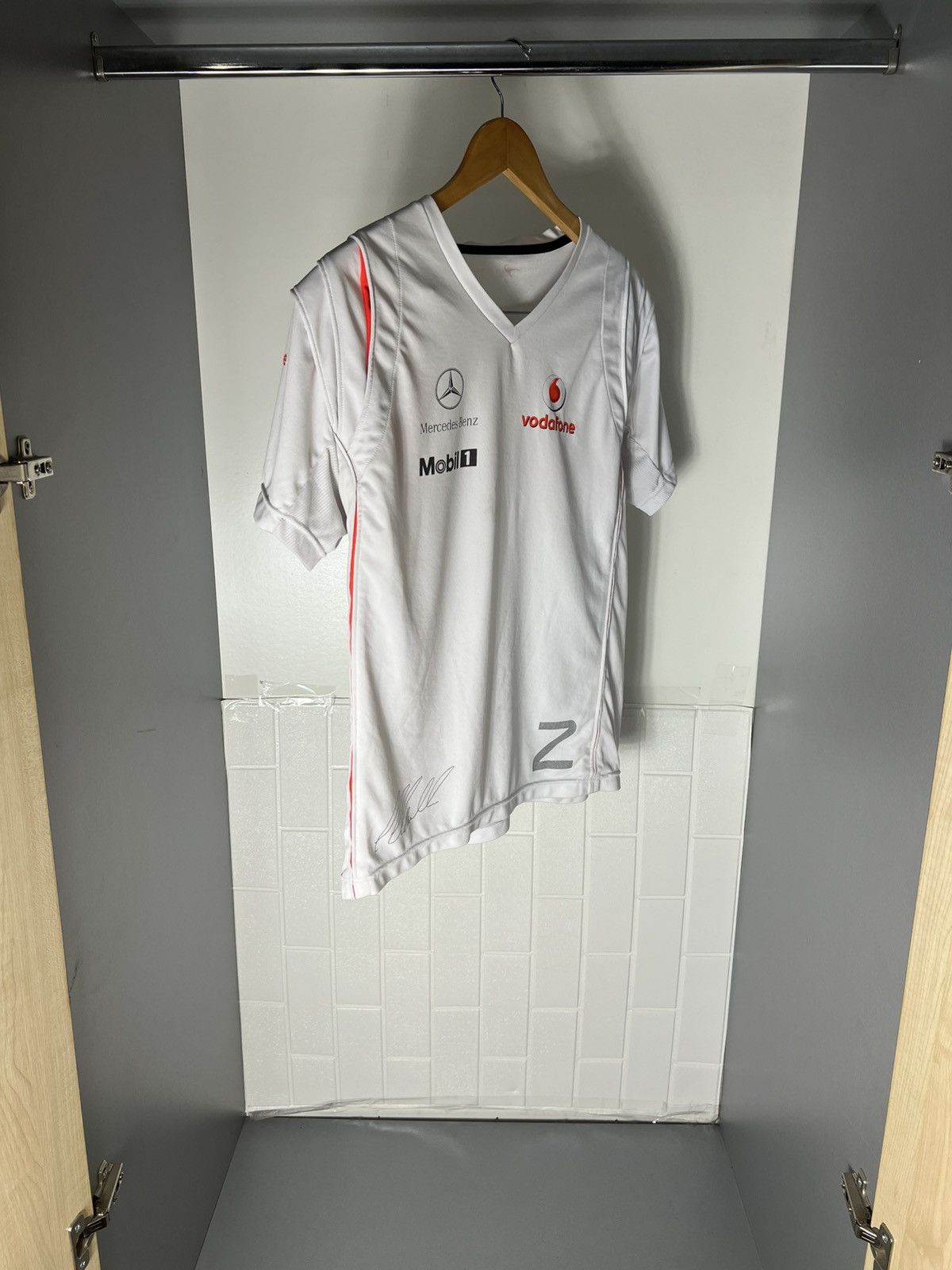 NASCAR VINTAGE MERCEDES BENZ MCLAREN RACING RETRO T-SHIRT Y2K 90s Size US M / EU 48-50 / 2 - 5 Thumbnail