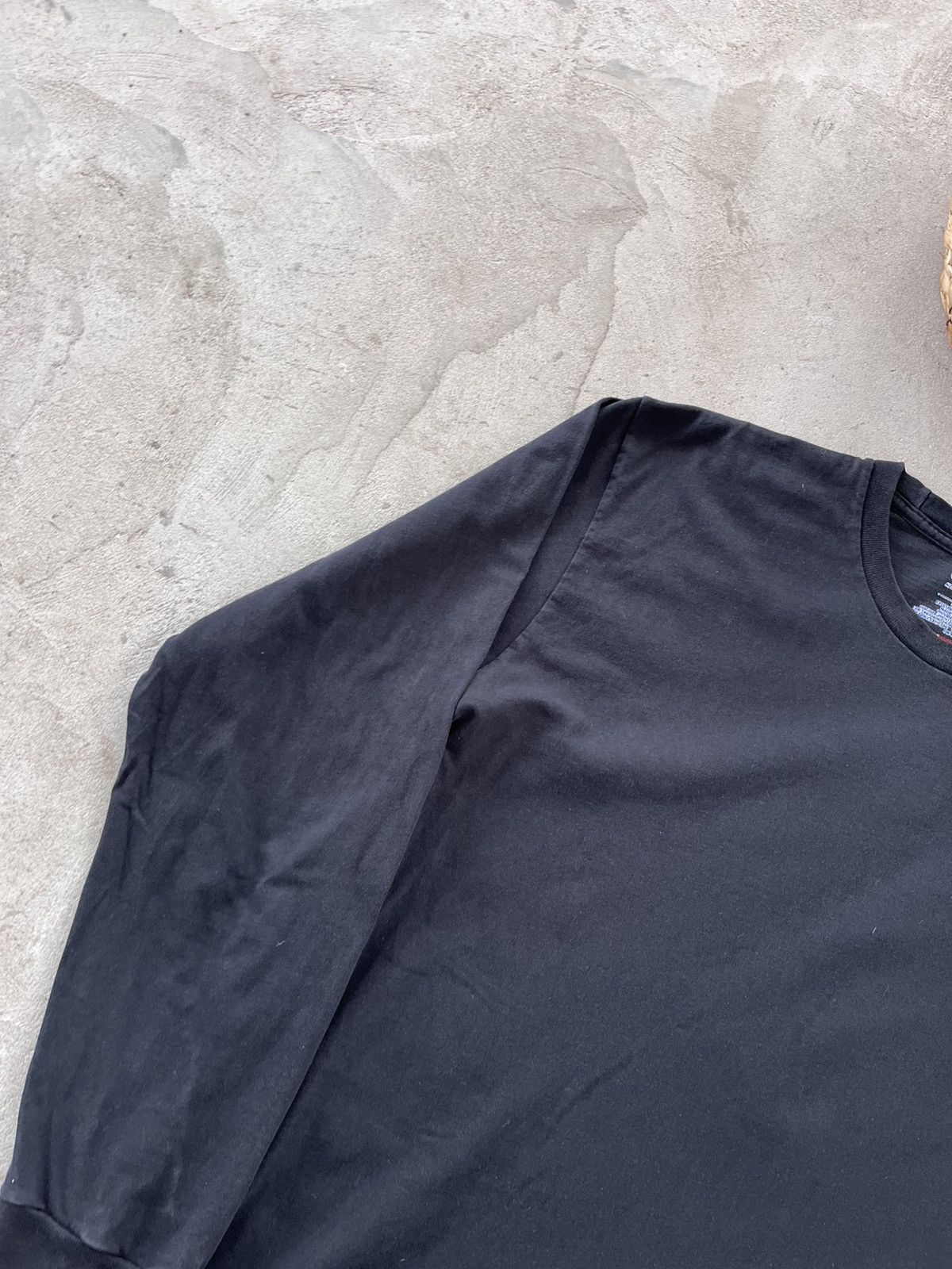 Champion × Supreme Vintage Champion Supreme Faded Black LongSleeve Tshirt Y2K Size US XL / EU 56 / 4 - 4 Thumbnail