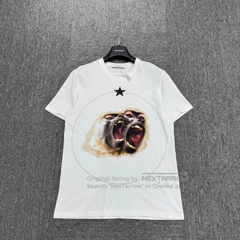Givenchy Givenchy Monkey Head Short-Sleeve Size US M / EU 48-50 / 2 - 1 Thumbnail