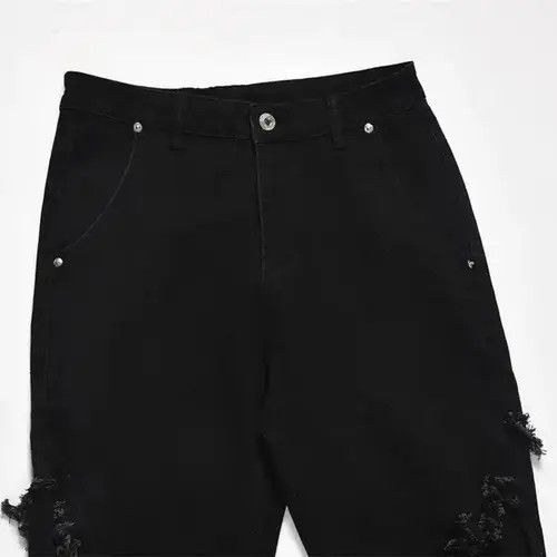 Jean Streetwear Flared Baggy Jeans Size US 33 - 2 Thumbnail