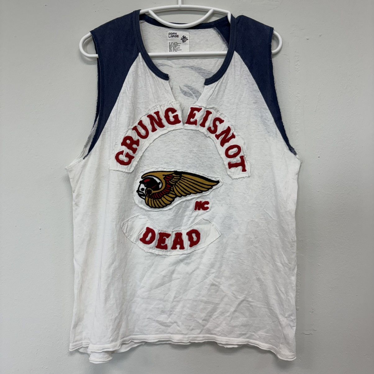 PPFM Grunge is not dead tanktop inspired Hells Angels